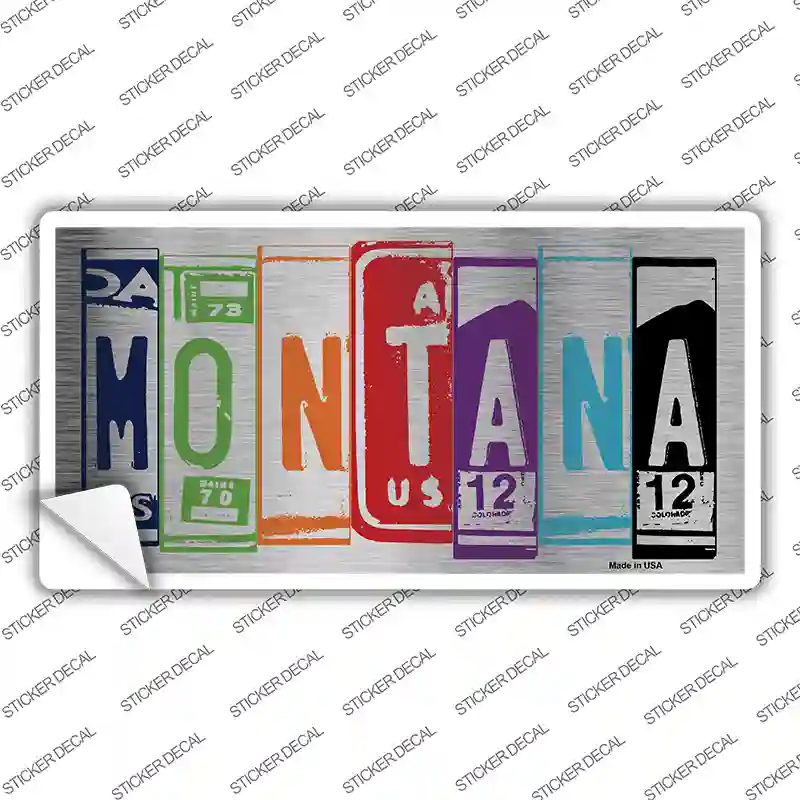 Montana Art Novelty Sticker Decal