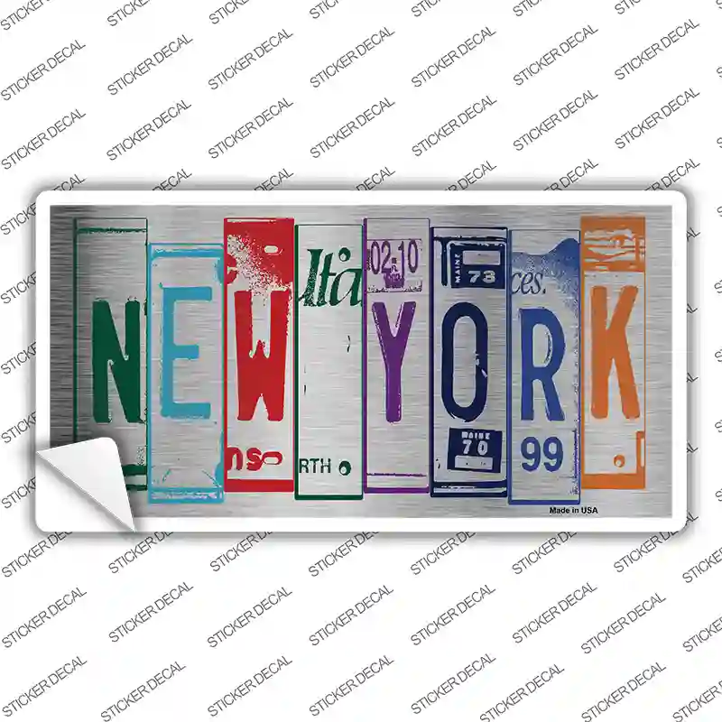 New York Art Novelty Sticker Decal