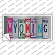 Wyoming Art Novelty Sticker Decal
