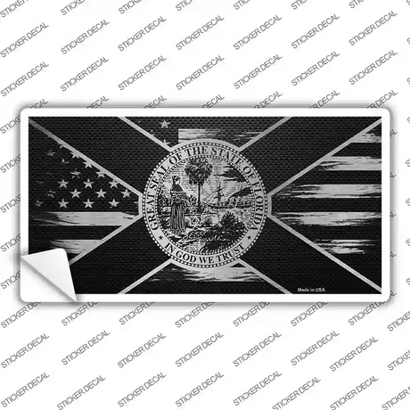 Florida Carbon Fiber Novelty Sticker Decal