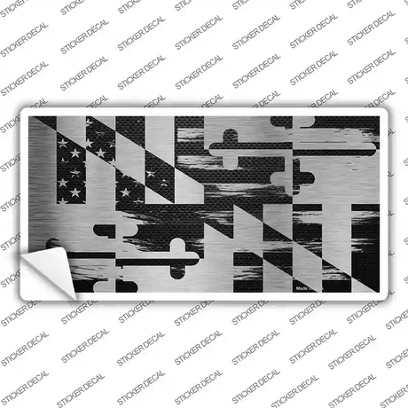 Maryland Carbon Fiber Novelty Sticker Decal