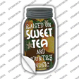 Sweet Tea and County Music Novelty Mason Jar Sticker Decal