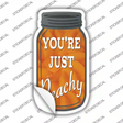 Just Peachy Novelty Mason Jar Sticker Decal