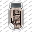 Choose Kitchen Weapon Novelty Mason Jar Sticker Decal