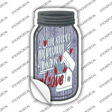 Secret Ingredient Love Purple Novelty Mason Jar Sticker Decal