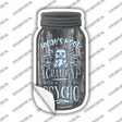 Cranky With Touch Of Psycho Novelty Mason Jar Sticker Decal