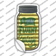 Fluent In Sarcasm Corrugated Yellow Novelty Mason Jar Sticker Decal