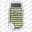 Beautiful Chaos Corrugated Novelty Mason Jar Sticker Decal