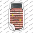 Life Gives You Lemons Corrugated Pink Novelty Mason Jar Sticker Decal