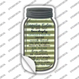 Family Rules List Corrugated Novelty Mason Jar Sticker Decal