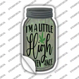 Im A Little High Maintance Novelty Mason Jar Sticker Decal
