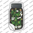 Im Blunt Novelty Mason Jar Sticker Decal