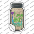 Mermaids Smoke Seaweed Novelty Mason Jar Sticker Decal