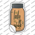 Kinda Lady Kinda Redneck Novelty Mason Jar Sticker Decal