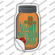 Kiss My Southern Sass Novelty Mason Jar Sticker Decal