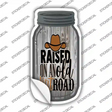 Raised On An Old Dirt Road Novelty Mason Jar Sticker Decal