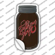 Southern Girl Novelty Mason Jar Sticker Decal