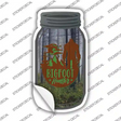 Bigfoot Hunter Novelty Mason Jar Sticker Decal