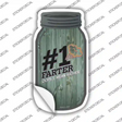 Number 1 Farter Novelty Mason Jar Sticker Decal