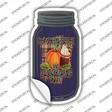 Pumpkin Spice Everything Nice Blue Novelty Mason Jar Sticker Decal