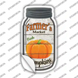 Pumpkin Farmers Market Novelty Mason Jar Sticker Decal