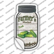 Cucumbers Farmers Market Novelty Mason Jar Sticker Decal