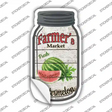 Watermelon Farmers Market Novelty Mason Jar Sticker Decal