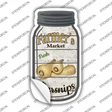Parsnips Farmers Market Novelty Mason Jar Sticker Decal