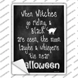 Witches Go Riding Novelty Rectangle Sticker Decal