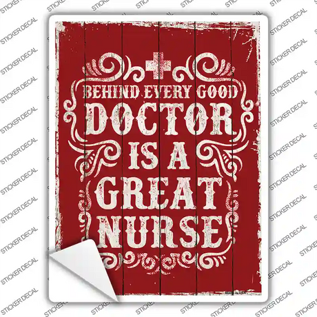 Great Nurse Novelty Rectangle Sticker Decal