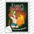 Farmers Daughter Novelty Rectangle Sticker Decal