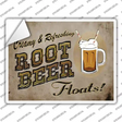 Root Beer Novelty Rectangle Sticker Decal