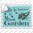 Moms Garden Novelty Rectangle Sticker Decal