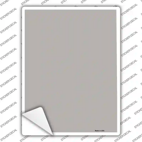 Tan Blank Novelty Rectangle Sticker Decal