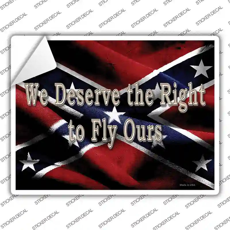 We Deserve The Right Novelty Rectangle Sticker Decal