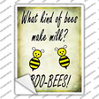 Boo Bees Pun Novelty Rectangle Sticker Decal