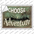 Choose Adventure Novelty Rectangle Sticker Decal
