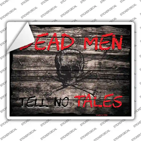 Dead Men Tell No Tales Novelty Rectangle Sticker Decal