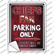Chiefs Novelty Rectangle Sticker Decal