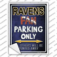 Ravens Novelty Rectangle Sticker Decal