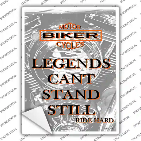 Legends Novelty Rectangle Sticker Decal