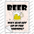 Beer Why Else Novelty Rectangle Sticker Decal