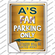 Athletics Novelty Rectangle Sticker Decal