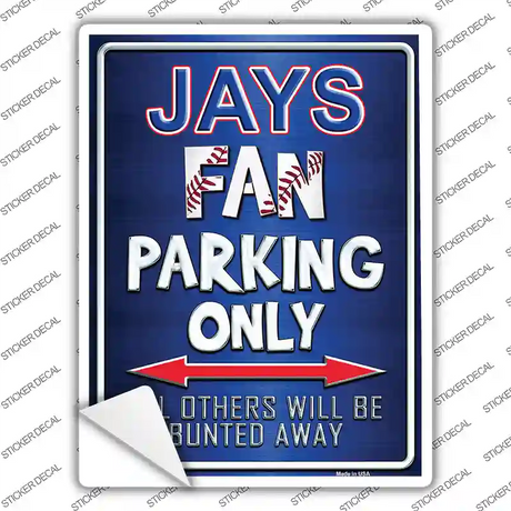 Jays Novelty Rectangle Sticker Decal