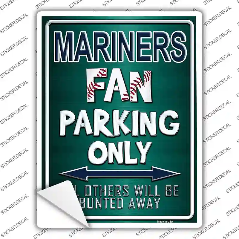 Mariners Novelty Rectangle Sticker Decal