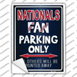 Nationals Novelty Rectangle Sticker Decal