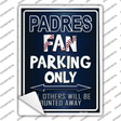Padres Novelty Rectangle Sticker Decal