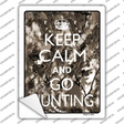 Keep Calm Go Hunting Novelty Rectangle Sticker Decal