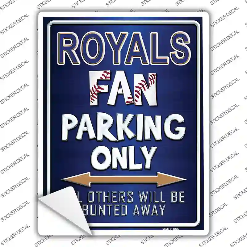 Royals Novelty Rectangle Sticker Decal