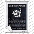 A Farmers Prayer Novelty Rectangle Sticker Decal
